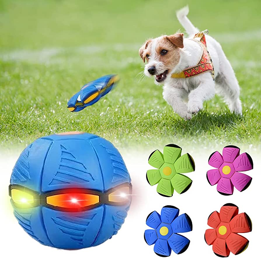 Durable Dog Frisbee | Smart Fetch Toy for Active Pups