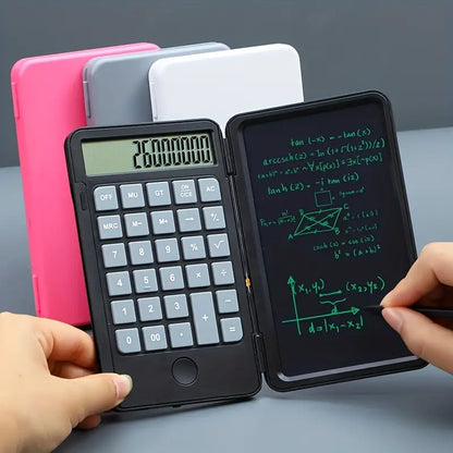 Smart LCD Calculator with Built-in Writing Tablet