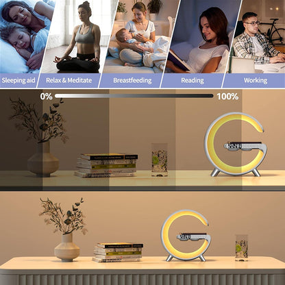 Smart Charger Lamp | Aesthetic Wireless Charging Desk Light