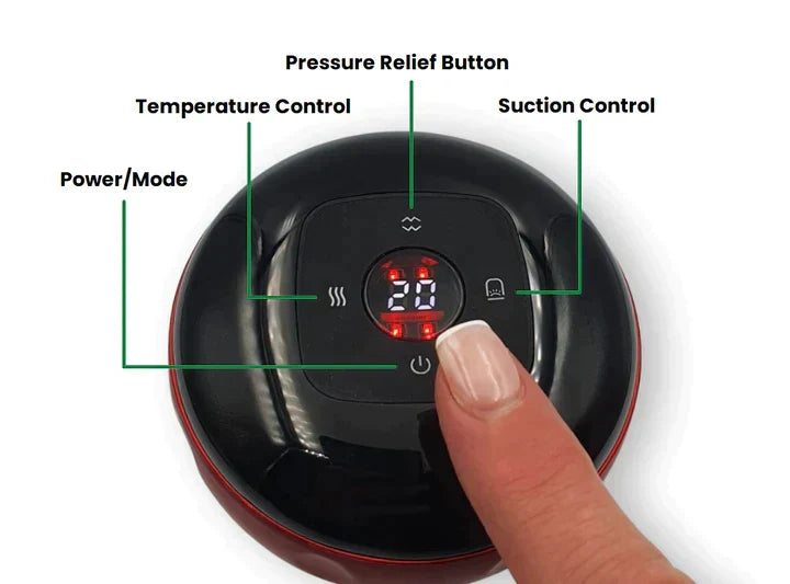 SmartCup: Professional Red Light Cupping Therapy Massager