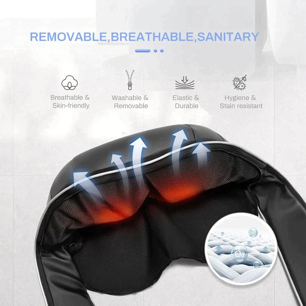 Smart Shiatsu Neck & Shoulder Massager | Pain Relief at Home