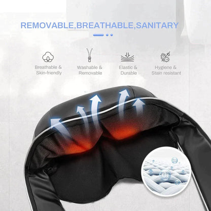 Smart Shiatsu Neck & Shoulder Massager | Pain Relief at Home