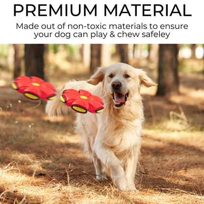 Durable Dog Frisbee | Smart Fetch Toy for Active Pups