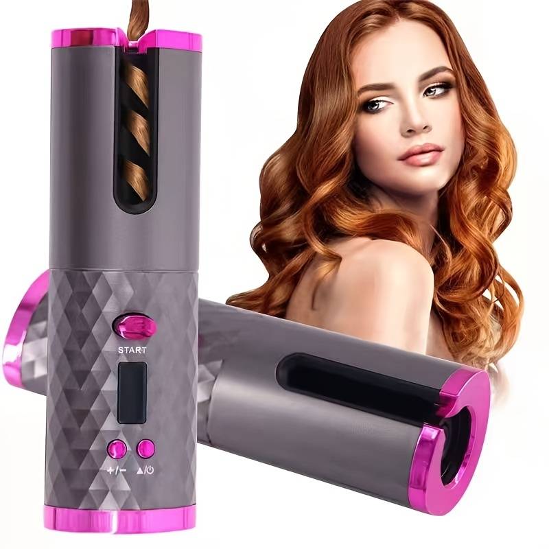 Portable Cordless Hair Curler | Easy Salon Curls Anywhere