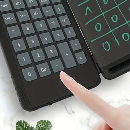 Smart LCD Calculator with Built-in Writing Tablet