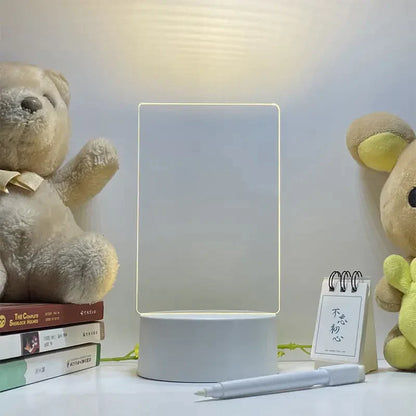 LED Note Board | Aesthetic Glowing Memo Board for Desk