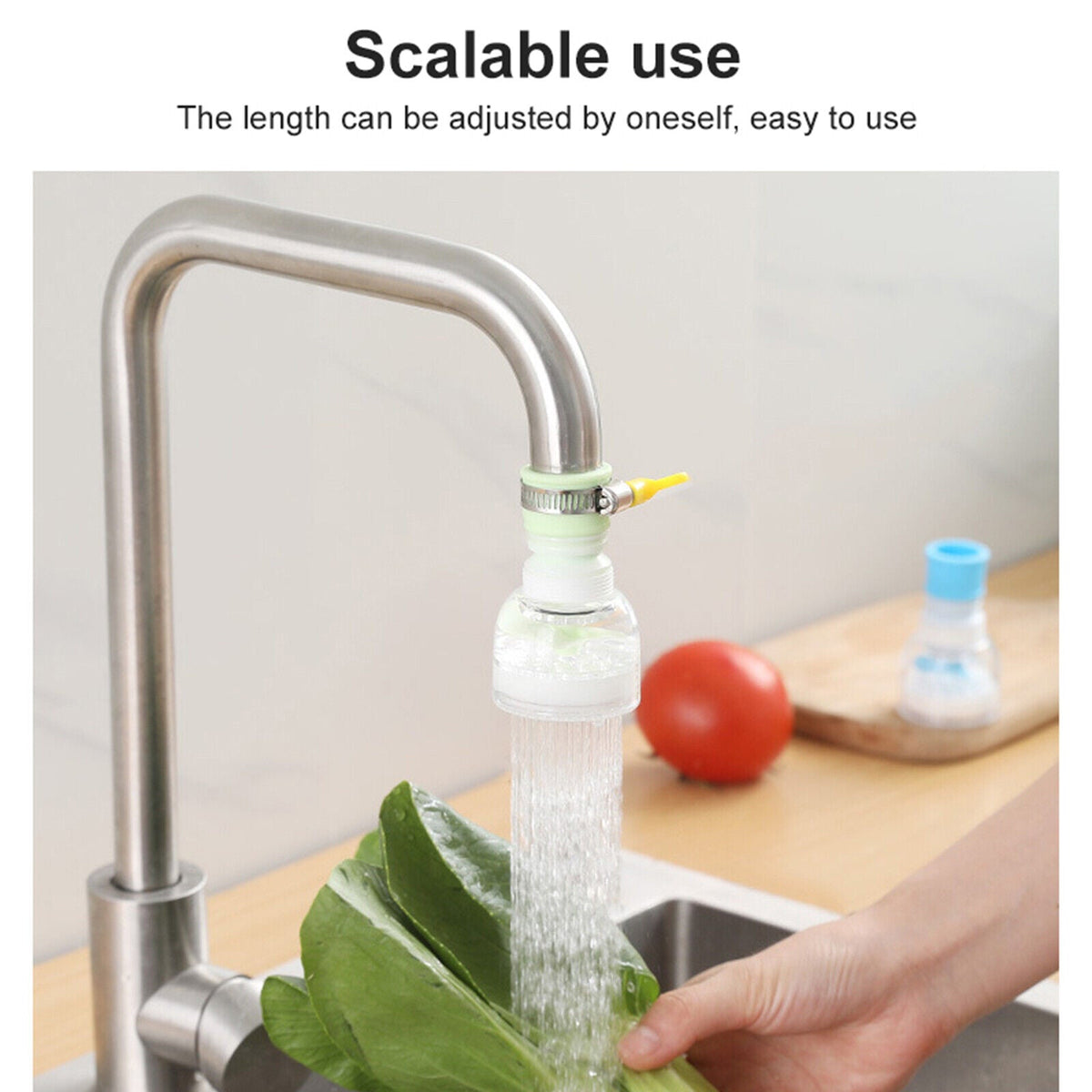 360-Rotation Kitchen Sink Faucet Extender