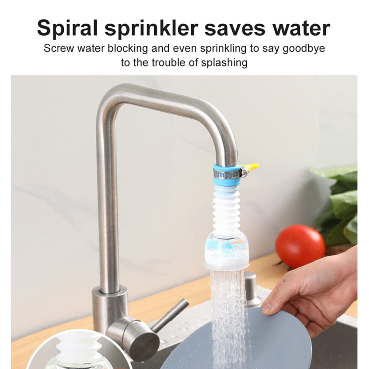 360-Rotation Kitchen Sink Faucet Extender