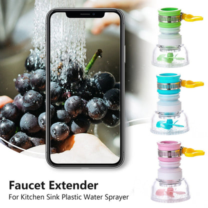 360-Rotation Kitchen Sink Faucet Extender